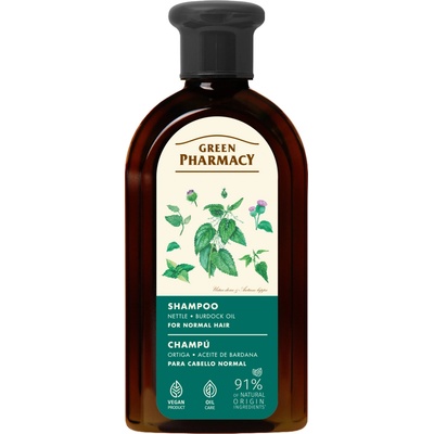 Green Pharmacy šampón Žihľava + lopúchový olej 350 ml