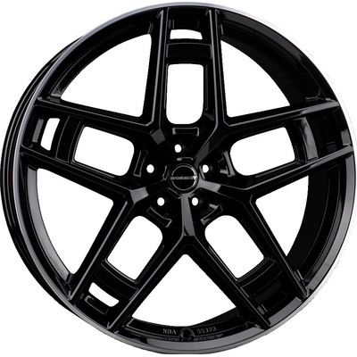 Borbet TF 10.5x24 5x112 ET20 black rim polished gloss