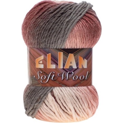 VSV Pletací příze Elian Soft Wool 354 - růžová