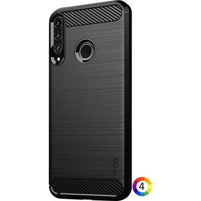 Huawei P40 lite E/Y7p Удароустойчив MOFI Carbon Fiber Калъф и Протектор