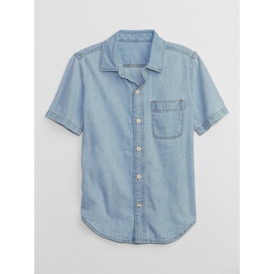 GAP Детска chambray риза GAP GAP | Sin | Момчешки | 116-122