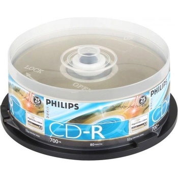 Philips CD-R 80 52x 25db/ролка за печат (25 етикета) (CPHPC25)