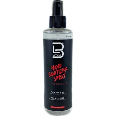 L3VEL3 Hand Sanitizing Spray dezinfekcia na ruky 250 ml