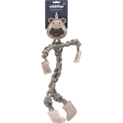 Wooffee pravá kože provazový dlouhán hroch 44 cm