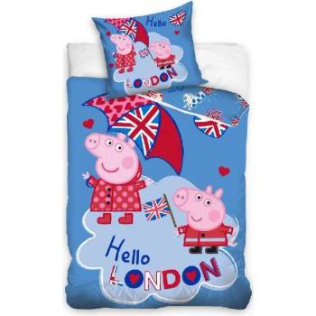 Sonne Детски спален комплект Sonne - Peppa Pig London, 2 части (PP191060-PP)