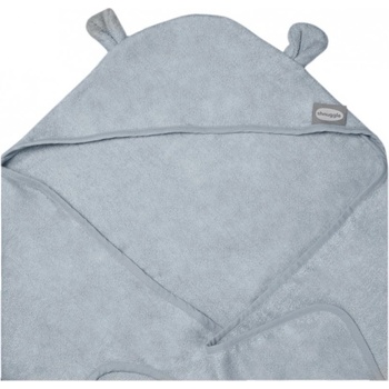 Shnuggle Zavinovací osuška s kapucí Grey
