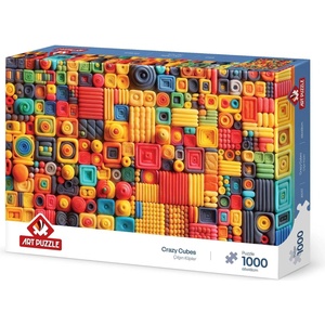 Art Puzzle Пъзел Art Puzzle от 1000 части - Колаж от цветове и форми (41037)