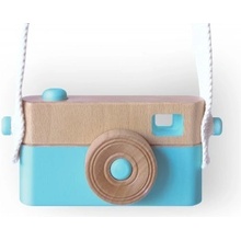 Craffox detský drevený fotoaparát PixFox modrý