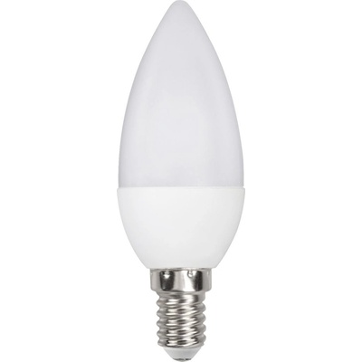 Retlux C35 E14 LED žiarovka sviečka 6W studená biela