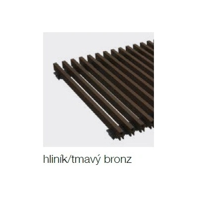 Korado Koraflex PM 14 x 260 cm THIN hliník bronz tmavý – Hledejceny.cz