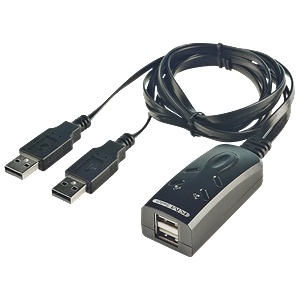Lindy Switch KM 2PC, превключвател за клавиатура и мишка 32165 (32165)
