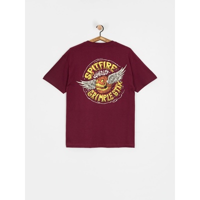 Spitfire Flying Grimple burgundy