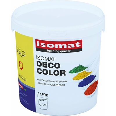 ISOMAT DECO COLOR - Práškové pigmenty na farbenie cementových stierok Farba: Svetlohnedá, Hmotnosť: 250 g