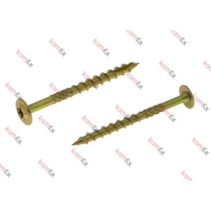  ВИНТ ЗА ДЪРВО ШП TORNADO 3.5х35 TORX Zn ЖЪЛТ KAMFIX (2141 3535-1000)