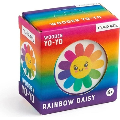 Mudpuppy Dřevěné jojo Duhová sedmikráska