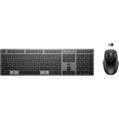 HP 720 Multi-Device Rechargeable Wireless Keyboard and Mouse Combo 9T5A9AA#BCM