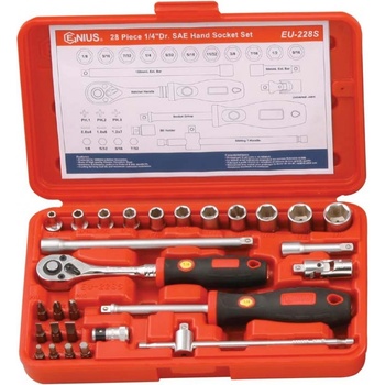 Genius Tools 1/4" 28 kusov EU-228S