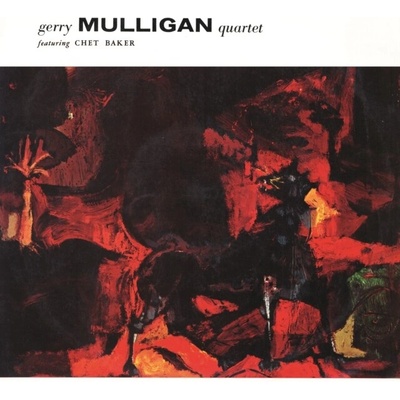 GERRY MULLIGAN QUARTET - Gerry Mulligan Quartet - Feat. Chet Baker Transparent Red/Black Marble LP