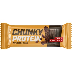 BioTechUSA Chunky Protein Bar - Triple chocolate