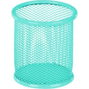  Метален кръгъл моливник Kite 80х80х100mm Тюркоаз (1701018-19-K22-2110-16)