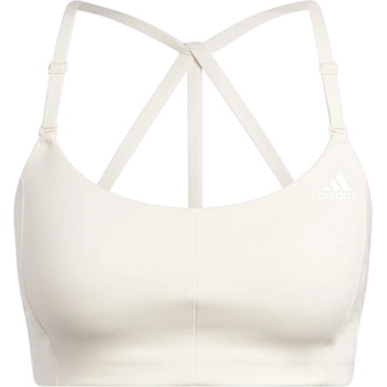 Image 1 of adidas Women's Yoga Low Impact Sports Bra - White