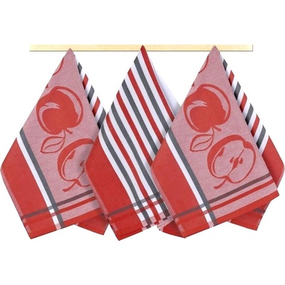 Bellatex UT/192 ovoce 50 x 70 cm 3ks červená, šedá