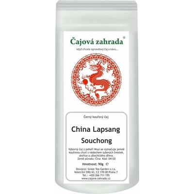 Čajová zahrada China Lapsang Souchong černý čaj 0,5 kg