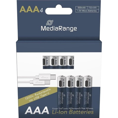MediaRange USB-C 500 mAh 4ks MRBAT160