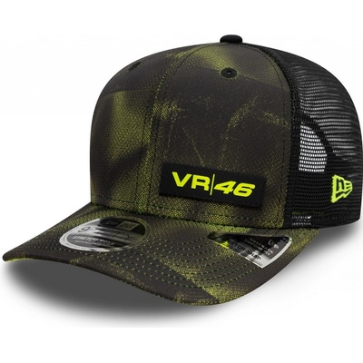 New Era Valentino Rossi VR46 Halftone 9FIFTY Stretch-Snap Black / Upright Yellow – Zbozi.Blesk.cz