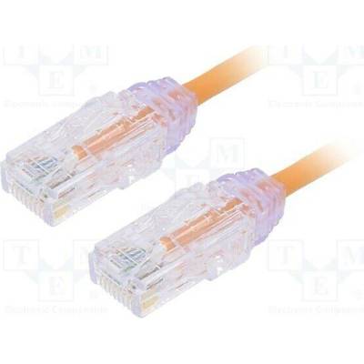 Panduit UTP28SP5MOR Patch U/UTP Cat 6 RJ45 vidlice z obou stran lanko Cu 5m