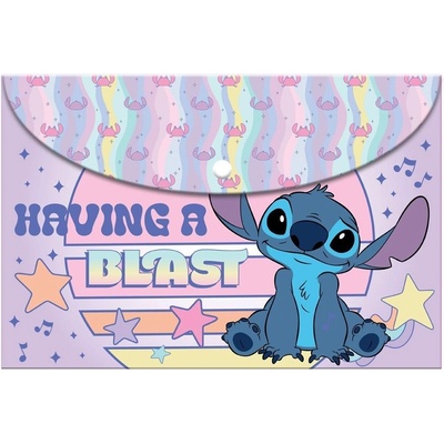 Diakakis Папка с копче, А4, Lilo&Stitch (30124-А-LILOSTITCH)