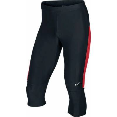 Nike Filament Capri běžecké legíny černo/červená