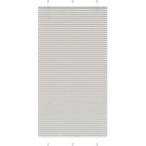 vidaXL Плисирана щора Светло сиво 105x200 cm Ширина на плата 104, 4 cm (4015365)