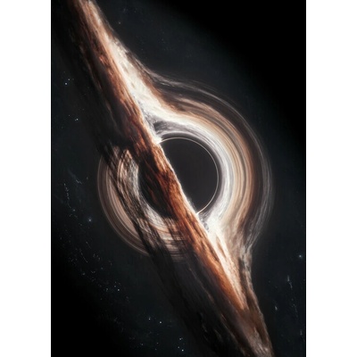 Plagát, Obraz - Gargantua Interstellar, 30 × 40 cm