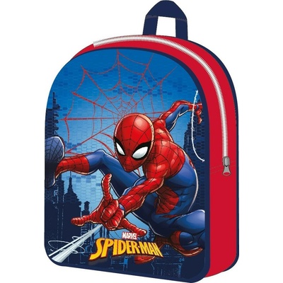 Mister License Dětský batoh SPIDERMAN 1 kapsa modro-červený 30 cm