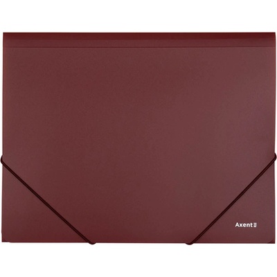 Папка PP с ластик A4 Axent-2 Бордо (A4)