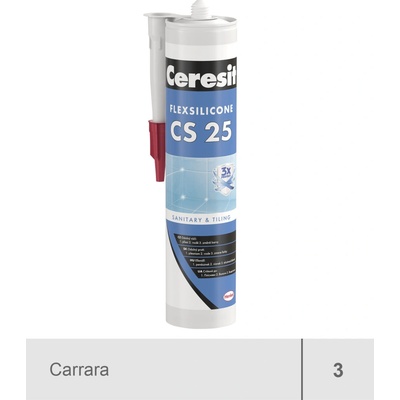 Ceresit CS 25 sanitární silikon 280 g carrara