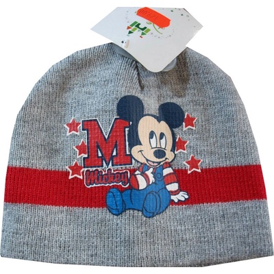 Sun City Zimní čepice Mickey Mouse šedá