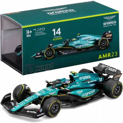 Bburago Aston Martin AMR23 2023 14 Alonso s jazdcom 1:43