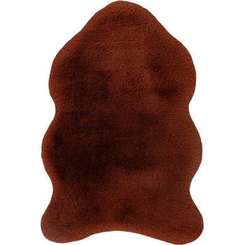 Happy Dekoračná kožušina imitácia ovce, umelá koža, 90 × 60 cm, terra, HES800TER6090