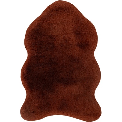 Happy Dekoračná kožušina imitácia ovce, umelá koža, 90 × 60 cm, terra, HES800TER6090