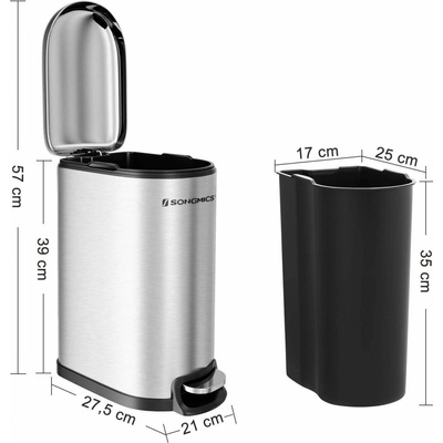 Odpadkový kôš Songmics LTB10NL 10 L