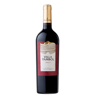 Villa Yambol Червено вино Мерло Вила Ямбол