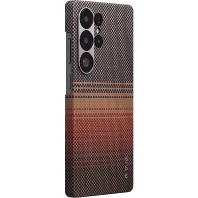 PITAKA MagEZ 6 600D Sunset Aramid Fiber MagSafe Case - кевларен кейс с MagSafe за Samsung Galaxy S25 Ultra (шарен)