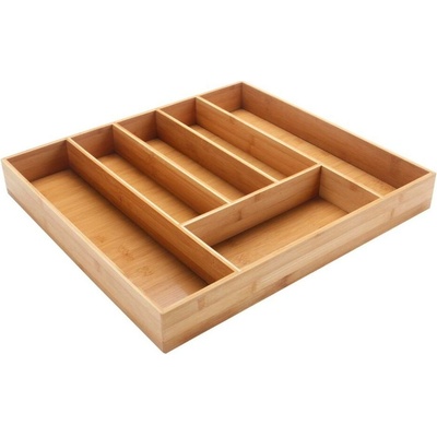 ADEO Organizér do šuplíku, do kuchyně, příborník bambusový DELINIA 50 x 45 cm – Zboží Dáma