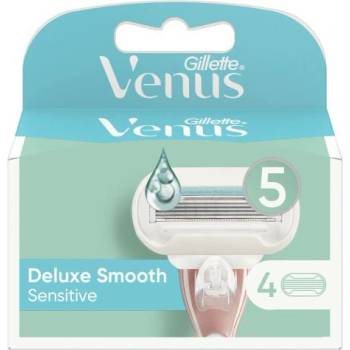 Gillette Venus Deluxe Smooth Sensitive дамска самобръсначка за чувствителна кожа 4 бр за жени