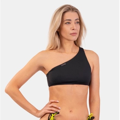 Nebbia Bandeau bikiny na jedno rameno vrchní díl černá