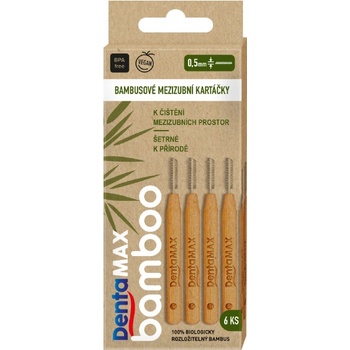 DentaMax Bambusové mezizubní kartáčky 0,5 mm 6 ks