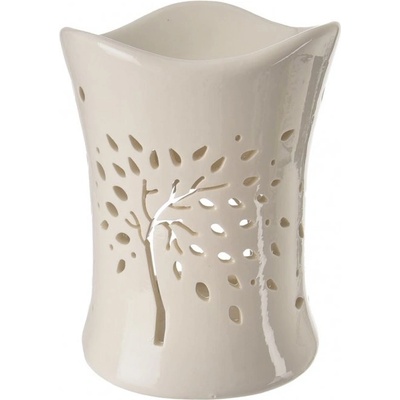 Indecor aroma lampa keramická strom života bílá 10 x 10 x 14 cm – Hledejceny.cz