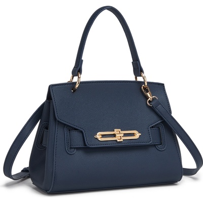 Miss Lulu dámska elegantná mini kabelka navy
